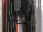 Laidas RATANAS, HDMI-HDMI 3.0m, aukso spalvos kištukai