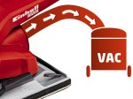 Elektrinis vibracinis šlifuoklis EINHELL TE-OS 2520, galia 250 W, šlifavimo paviršius 115x230 mm