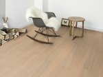 Medžio faneruotės grindys KAINDL Aquapro Wood Oak Premium, 8,5, 1383 x 159 x 8,5 mm, 2,420 m2/dėž., 32 klasė, V4, spl. ąžuolas "Noble Sepia"
