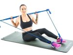 Treniruočių kilimėlis GYMSTICK NBR 61042GB, matmenys 140x60x1 cm, black