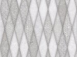 Plytelių keraminis dekoras KAI/CERAMICA FIORE Palazzo 4621, 30 x 60 cm, 1,62 m2/dėž., deimantai, pilkos spalvos, Bulgarija