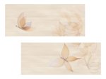 Plytelių keraminis dekoras ZALAKERAMIA Azali Farfalle F-53040, 20 x 50 cm, kompl. 2 vnt., 5 vnt./dėž., kilmės šalis Vengrija