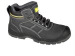 Darbo batai LAHTI PRO, S3 SRC, 42 dydis, juoda ir geltona spalva, oda NUBUK, CE