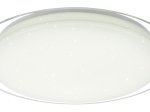 Lubinis LED šviestuvas GLOBO Optima, 30W, 230V, 2200 lm, 3000/4000/6500K, su pultu, dimeriuojamas, baltas metalas, chromas, 460 x 85 mm, 41310-30
