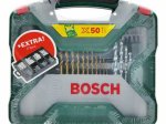 Įrankių rinkinys BOSCH X-Line, 50 dalių + 173 vnt. tvirtinimo aksesuarų