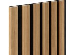 Akustinė dailylentė SoDec 2700x300 6L ST R2 black/light oak 
