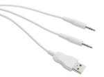Laidinės žaidimų ausinės DELTACO GAMING WH85, 57 mm, aliuminio rėmas, LED, baltos sp., GAM-030-W