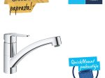 Plautuvės maišytuvas GROHE Quickfix Start Eco, chromas, 31685000