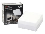 LED šviestuvas TOPE Tora, 12W, 3000K, 852 lm, IP40, virštinkinis, kvadratinis, baltos sp., matmenys 120 x 120 x 55 mm, 6004000052