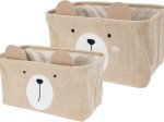 Krepšelis daiktų laikymui KIDS, 3 skirtingos sp., 30 x 20 x 16 cm 