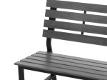 Suolas 4LIVING Luna, 59 x 81 x 125 cm, iki 320 kg,  pilkos spalvos polimediena