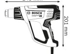 Elektrinė orpūtė BOSCH Professional GHG 20-63, galia 2000 W, 06012A6201