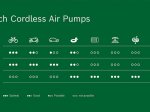 Akumuliatorinė oro pompa BOSCH Green EasyPump, maks. Slėgis 150 psi