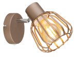 Kryptinis šviestuvas GLOBO Olin, E27, 1 x 40W, 230V, kavos sp., 125x150x160 mm
