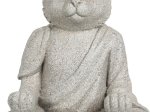 Sodo dekoracija BUDDHA KATINAS, 3 skirtingų dizainų, 29 x 20 x 40 cm.