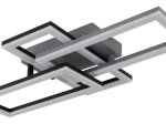 Pakabinamas LED šviestuvas GLOBO Sapena, 24W, 230V, 4000K, 1800lm, pilkos spalvos, 614 x 341 x 93 mm, 67328-24OC