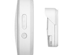 Skambutis bevielis ORNO Entiko, LED RGB, nuotolis 300m, 4,5V DC, 3xAA, 60 melod., diapazonas 0-92dB, baltos sp.