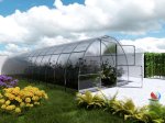 Šiltnamis KLASIKA Easy, 30 m2, 4 mm polikarbonatinė danga, 3 x 10 m, arkos formos