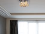Lubinis šviestuvas GLOBO Gorley, 5 x E14, 40W, 230V, chromo, juodos matinės sp., 320x320x230 mm, 15698D