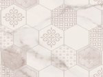 Dekoratyvinės plytelės CERSANIT Style Stone Patchwork Glossy, 25 x 40 cm, 1,200 m2/dėž., baltas marmuras