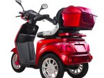 Elektrinis triratis EKOMOTO Vista-1, raudonas, 20 Ah švino rūgšties baterija