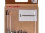 Medsraigčiai KOELNER, 3,5 x 16 mm, įleidžiama galva, nerūd. plieno A2, 14 vnt., PZ