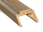 Laminuota durų stakta  VOSTER reguliuojama jungiama 45 laips., kompl. su apvadais, durims su užlaida, deš., spl. Italian walnut, 100-140x80x2109mm, 2vnt., 100-140x80x784mm, 1vnt.