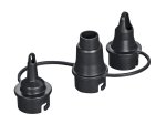 Įkraunamas elektrinis oro siurblys BESTWAY, 4,8 V, 55 W, 3 adapteriai, 62260