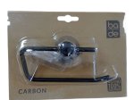 Tualetinio popieriaus laikiklis BA-DE Carbon, pakabinamas, atviras, juodas, CKB-7420 99