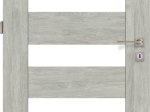 Laminuotos vidaus durys su užlaida VOSTER Bergamo 10, dešininės, spalva Polar oak, matmenys 2030x744x40 mm
