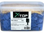 Plytelių išlyginimo sistema XTOP, 1 mm, inkarų 700 vnt, pleištų 100 vnt., plytelių aukštis 5-14mm