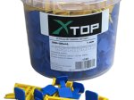 Plytelių išlyginimo sistema XTOP, 1 mm, inkarų 300 vnt, pleištų 50 vnt., plytelių aukštis 5-14mm 