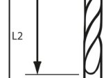 Grąžtas metalui BOSCH, 3 x 72 mm 1/4", 1vnt.