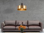Pakabinamas šviestuvas SEARCHLIGHT Knox, E27, 1x60W, AXPxG 140x30x30 cm, aukso sp., 20223-1GO