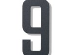 Namo numeris 9, 150 mm, antracito sp, nerūdijantis plienas