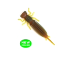 Silikoninis masalas LARVA 1,6, 4cm, įvairių spalvų
