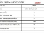 Elektrinis vandens šildytuvas SIMAT, 100L, 1,5kW, vertikalus, 11068