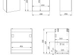 Vonios spintelės komplektas ELITA Tiny 45, 610 x 450 x 305 mm, apatinis, pakab.,  matinis juodas, su juodu matiniu praustuvu, lėto idarymo durelės, 1D, 168300