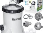 Baseino filtro pompa BESTWAY, naudojimui su polisferiniais rutuliais, 220-240V, 86W, 5678 l/val., 58870