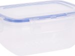 Maisto saugojimo dėžučių rinkinys, 3 vnt., plastikas, įvairių dydžių