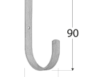 Kablys VELANO, HMU 90 90x30 mm, DMX 5851
