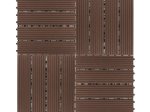 Terasinė plytelė WPC, Coffee C02, raštas 1, 300x300x18mm