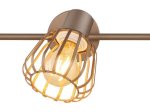 Kryptinis šviestuvas GLOBO Olin, E27, 3 x 40W, 230V, kavos sp., 500x125x175 mm