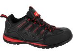 Darbo batai LAHTI PRO, SB SRA, 46 dydis, juodai raudona spalva, oda OXFORD, su metaline apsauga, CE