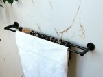 Rankšluosčių kabykla BA-DE Carbon, 60 cm, dviguba, juoda, CKB-7432 99