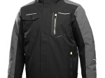Striukė HOGERT TECHNIK Amos, pašiltinta, su gobtuvu, juodos spalvos, 100% poliesteris, XL (54) dydis, CE 