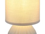 Stalinis nakties šviestuvas GLOBO Sylas, E14, 1 x 40 W, 230V, pilkos sp., laido ilgis 1,5 m, 120 x 230 mm