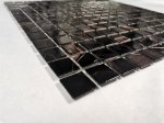 Mozaika MONA MOSAICS G21, 327 x 327 x 4 mm, 40 vnt./dėž., stiklo, spl. tamsi ruda/aukso