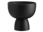 Kambarinis keraminis vazonas 4Living Cup, juodos sp., 20 x 20 x 19,5 cm.