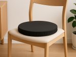 Sukiojama sėdynės pagalvėlė RIDDER HANKO, skersmuo apie 40 cm, juoda, A310110
